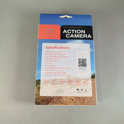 Action Camera HD 1080P Kamera Set mit Zubehör