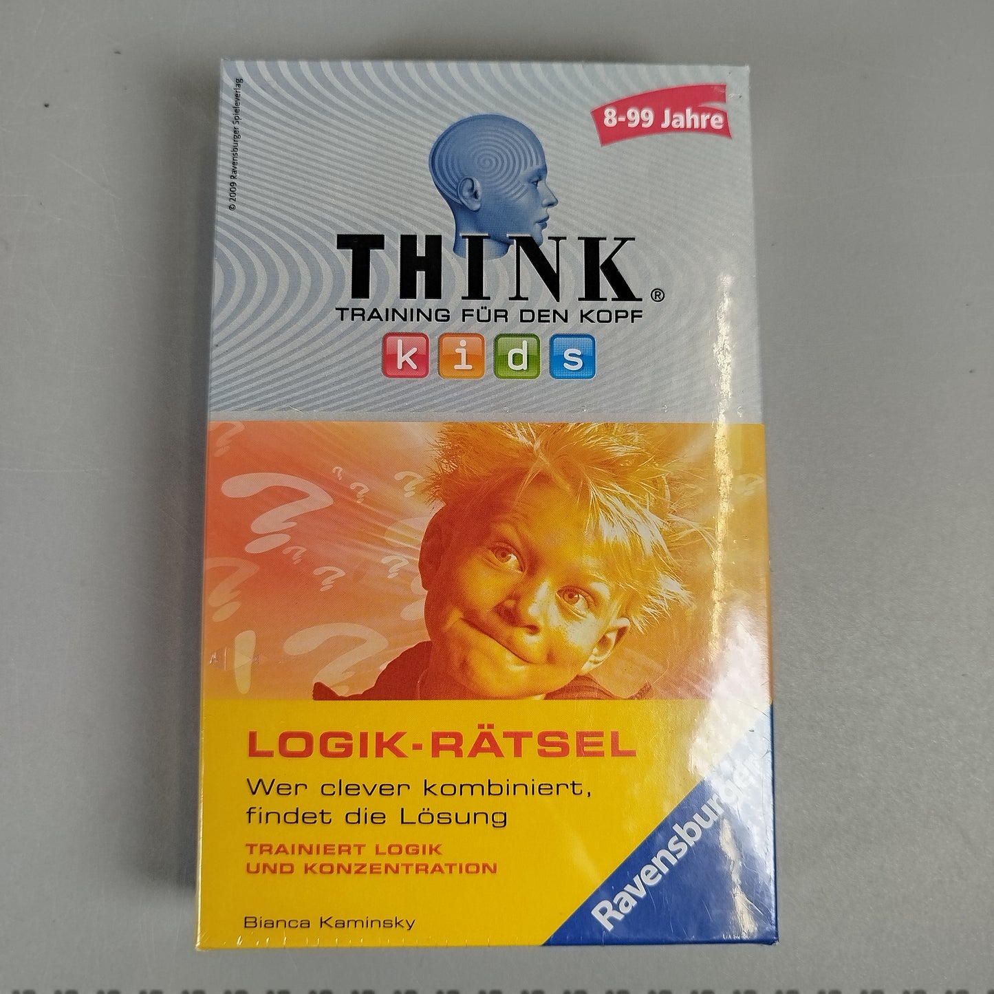 Ravensburger THINK Kids Brettspiel-Set, Memo-Krimi, Logik-Rätsel, neu, OVP