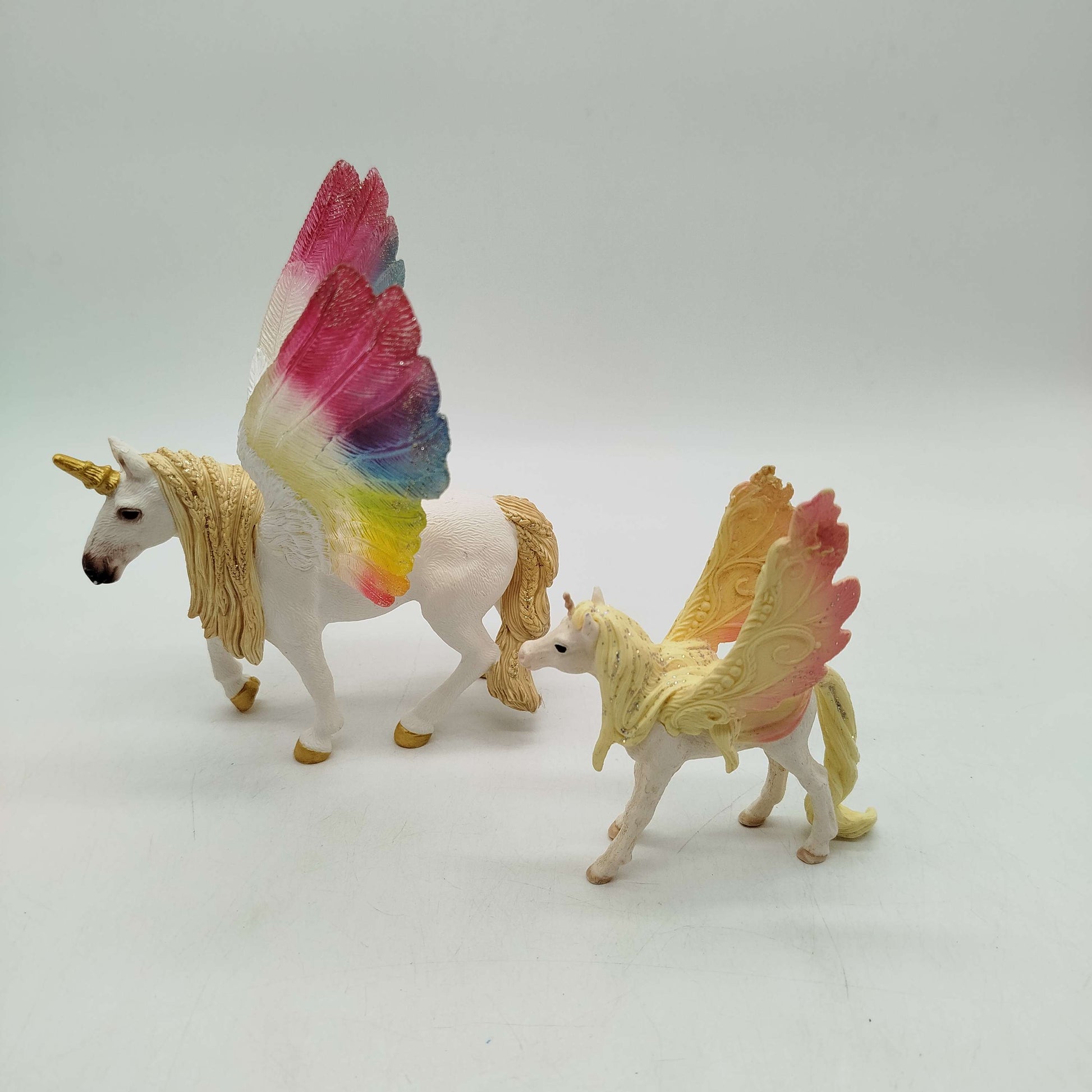 Schleich Bundle Einhorn & Meerjungfrau Set 4 Figuren, gebraucht, ab 3 Jahre 