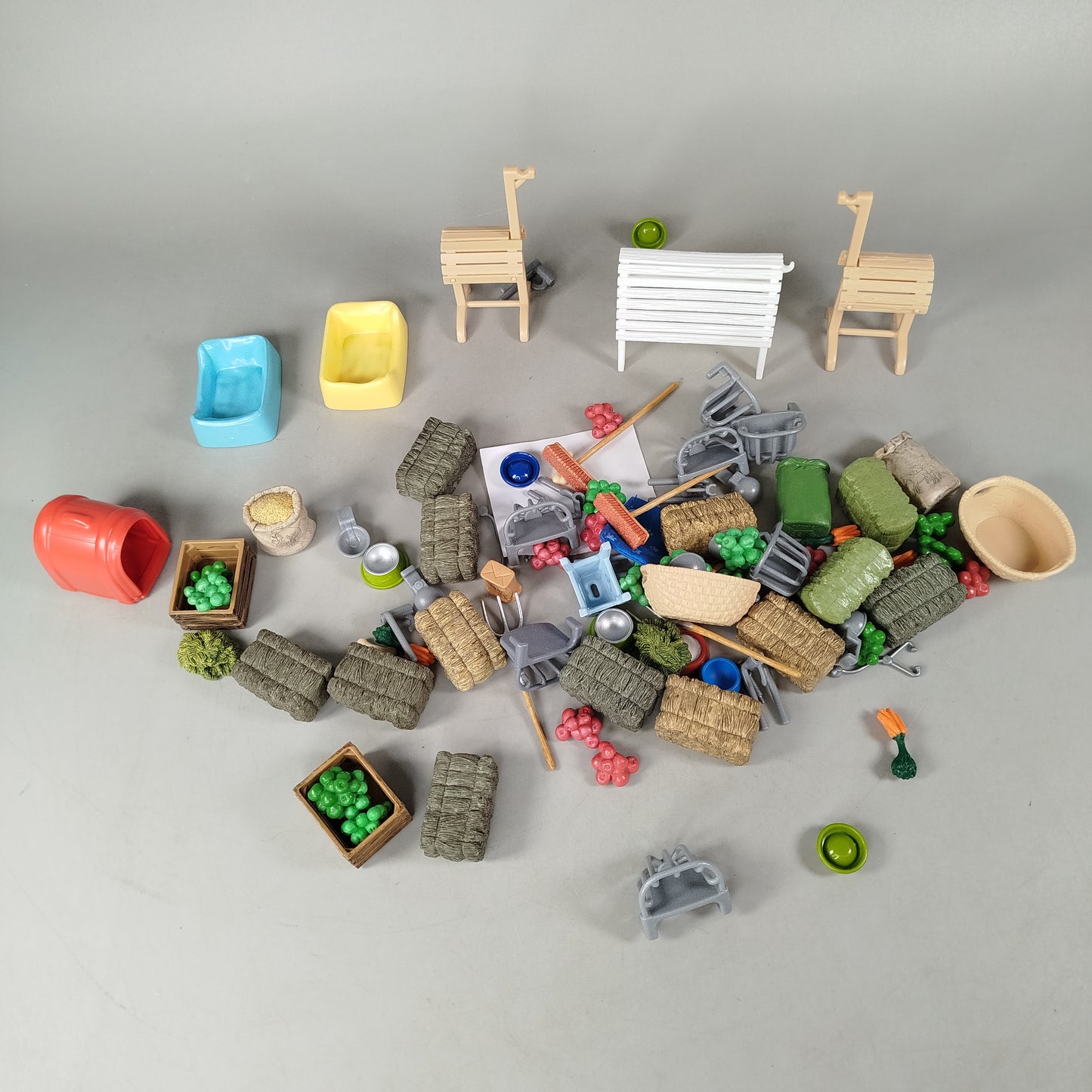 Schleich Bundle Bauernhof Futtertröge & Zubehör