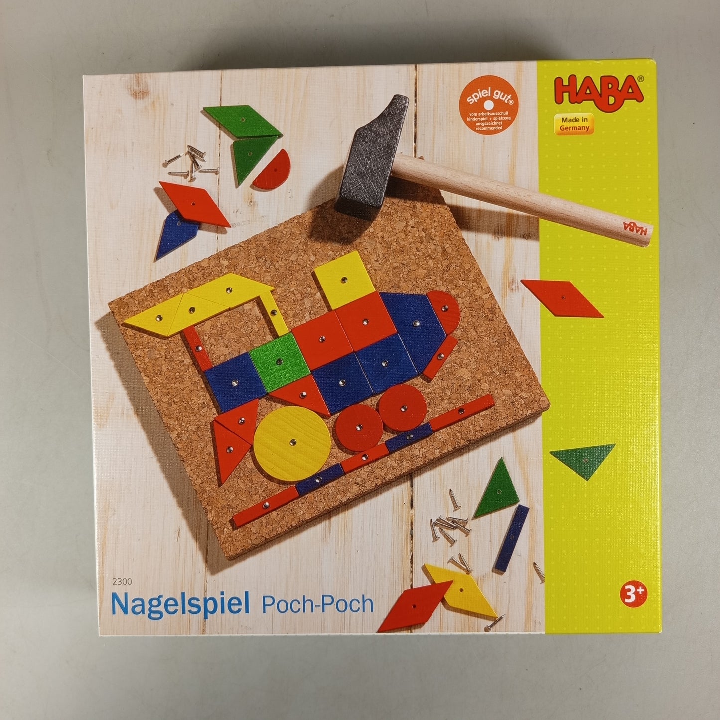 HABA Bundle Poch-Poch Nagelspiel Hammer & Formen