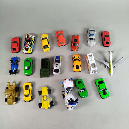 Bundle Modellautos Set von 20 Autos, Motorrad & Flugzeug