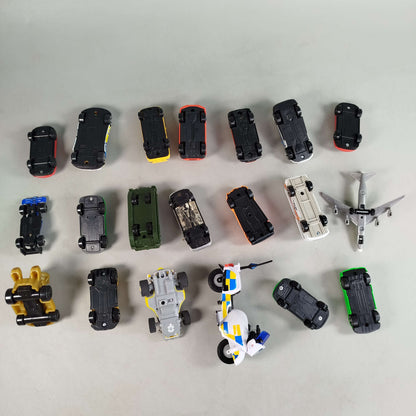 Bundle Modellautos Set von 20 Autos, Motorrad & Flugzeug