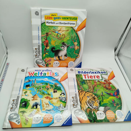 Ravensburger Bundle Tiptoi 3x Bücher, gebraucht, ab 6 7 8 Jahre | ✅ geprüft 