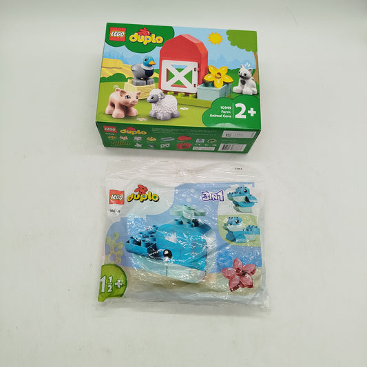 LEGO Duplo Bundle Bauernhof&Wal 10949 30648 Set von 2, neu, ab 1-3 Jahre 