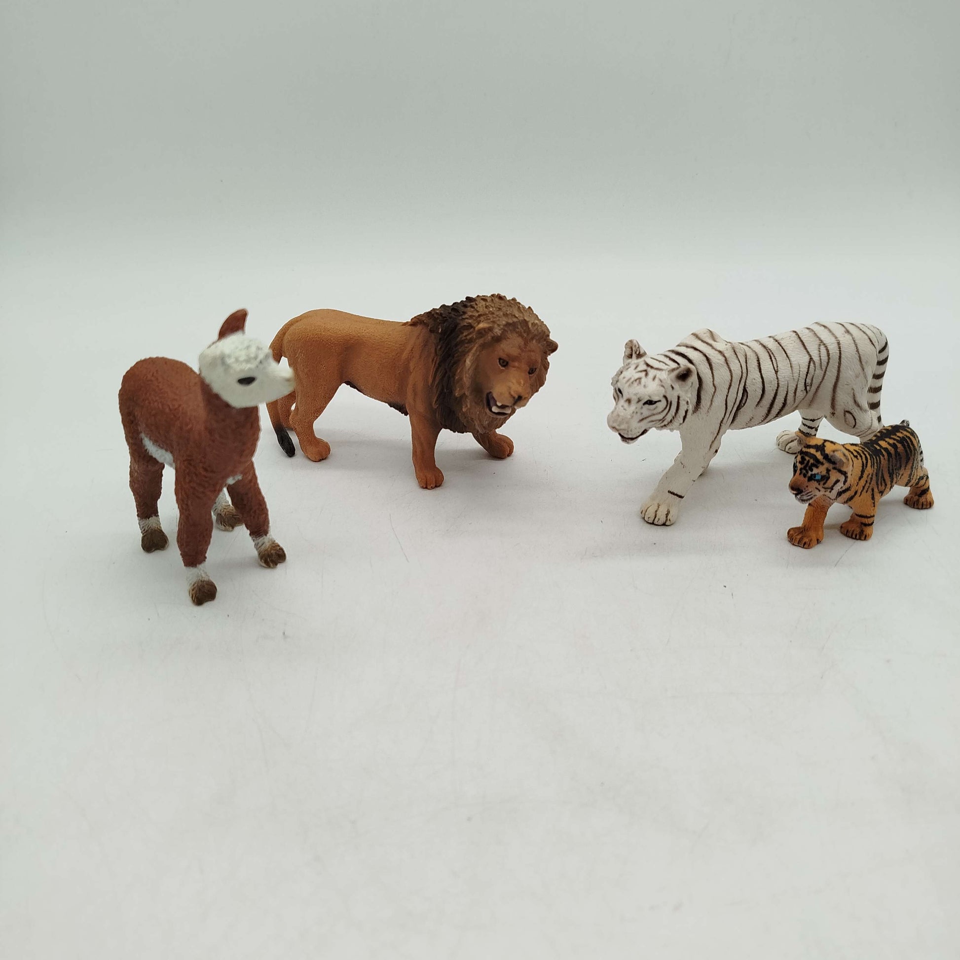 Schleich Bundle Tierfiguren 4er Set Löwe & Tiger ab 3 4 5 Jahre | ✅ geprüft 