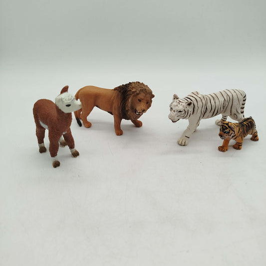 Schleich Bundle Tierfiguren 4er Set Löwe & Tiger ab 3 4 5 Jahre | ✅ geprüft 