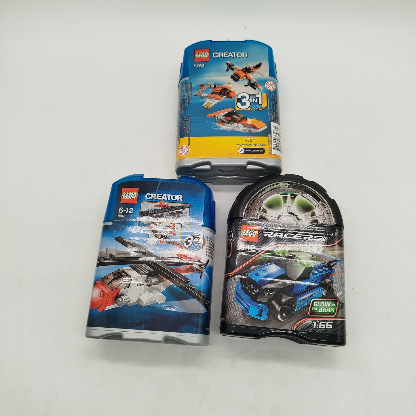 LEGO Bundle Creator 5762 4918 Racers 8157 Set von 4 Sets & Auto ab 6 Jahre 