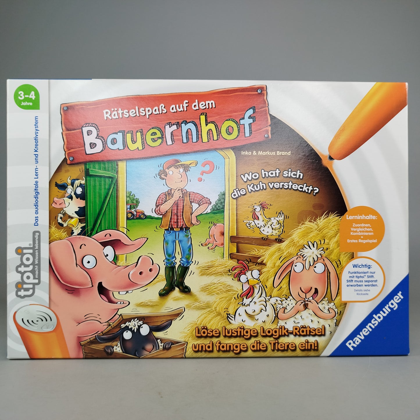 Ravensburger Rätselspaß Bauernhof Brettspiel Neuwertig