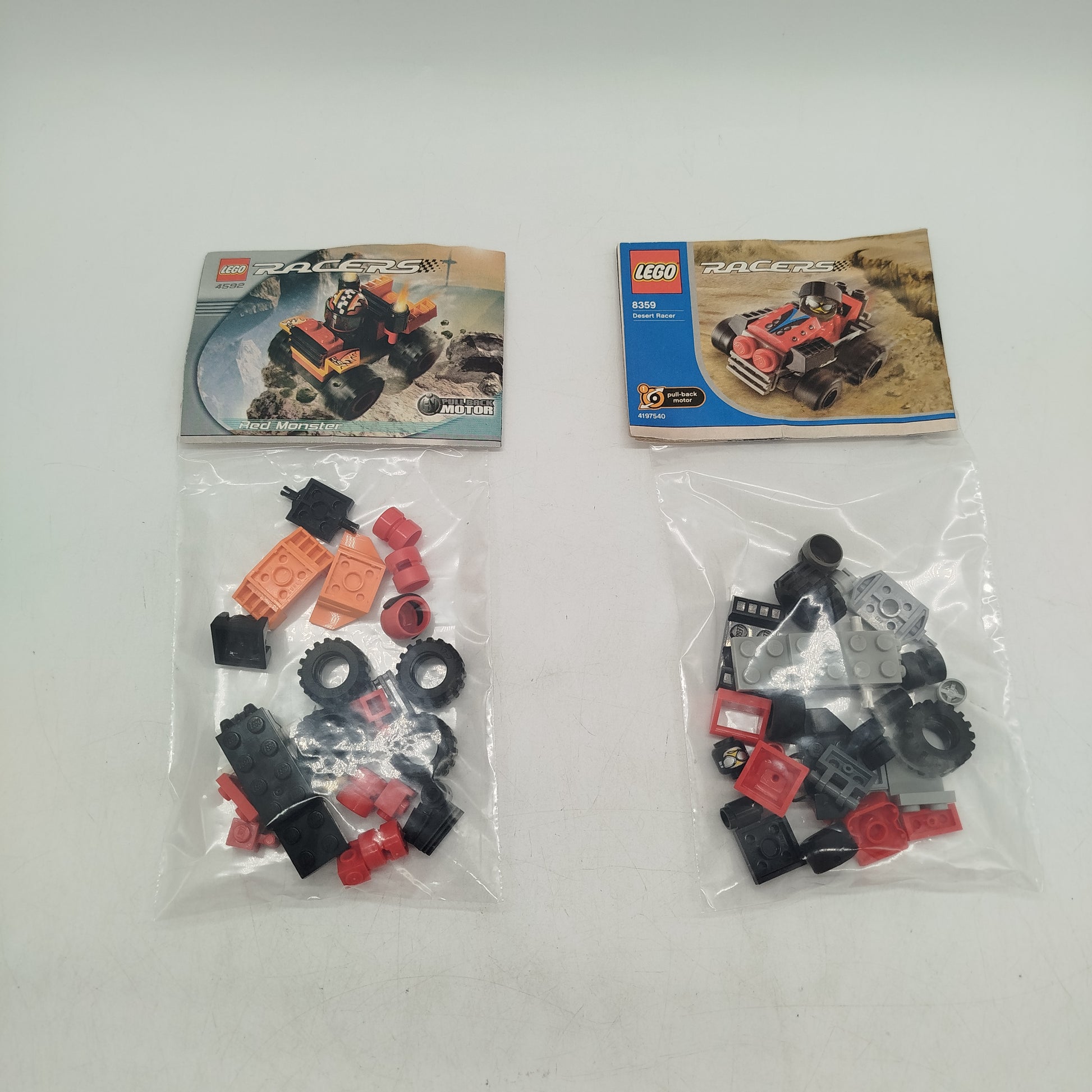 LEGO Bundle Racers 4571 8359 Set von 2 Truck & Buggy, gebraucht, ab 6 Jahre 