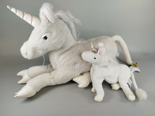Folkmanis Handpuppen Set von 4 - Hexe, Babyadler, 2 Einhörner
