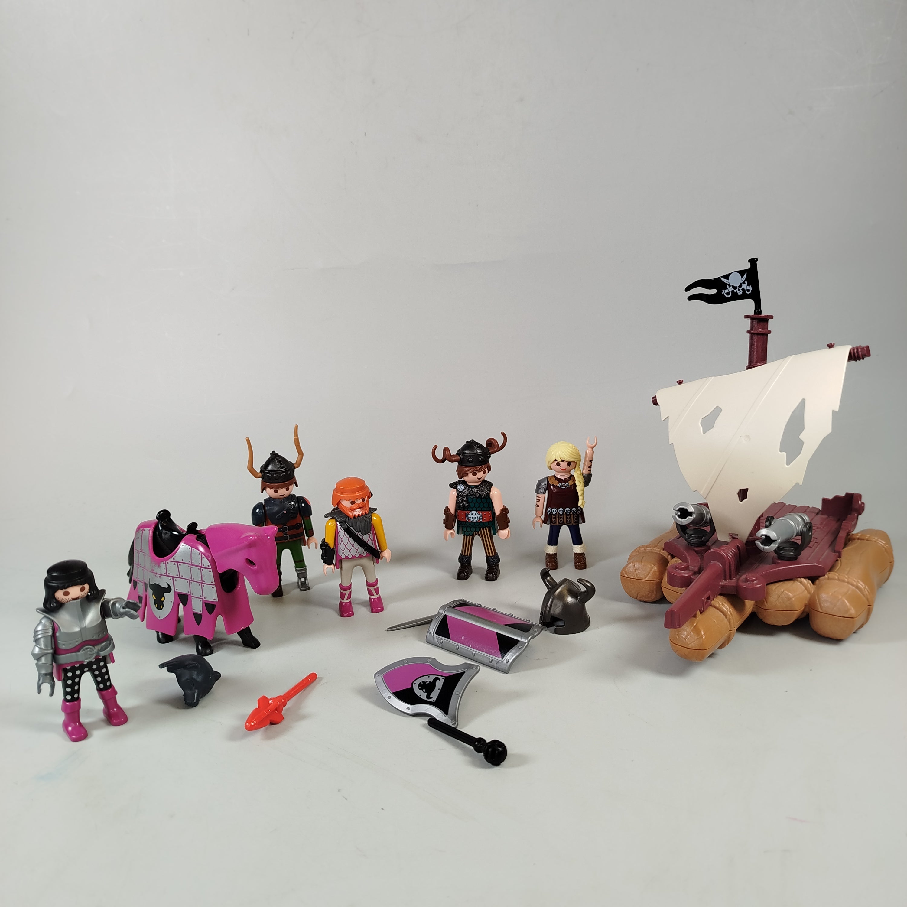 Playmobil Wikinger-Set mit Floß und Rittern