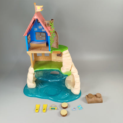 Sylvanian Families Set - Inselhaus 5229, Leuchtturm 5267, Kreuzer 5206