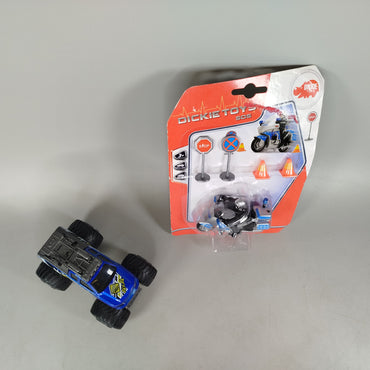 Dickie Toys Bundle 2x Polizei Motorrad&Monstertruck ab 3 4 5 Jahre | ✅ geprüft 