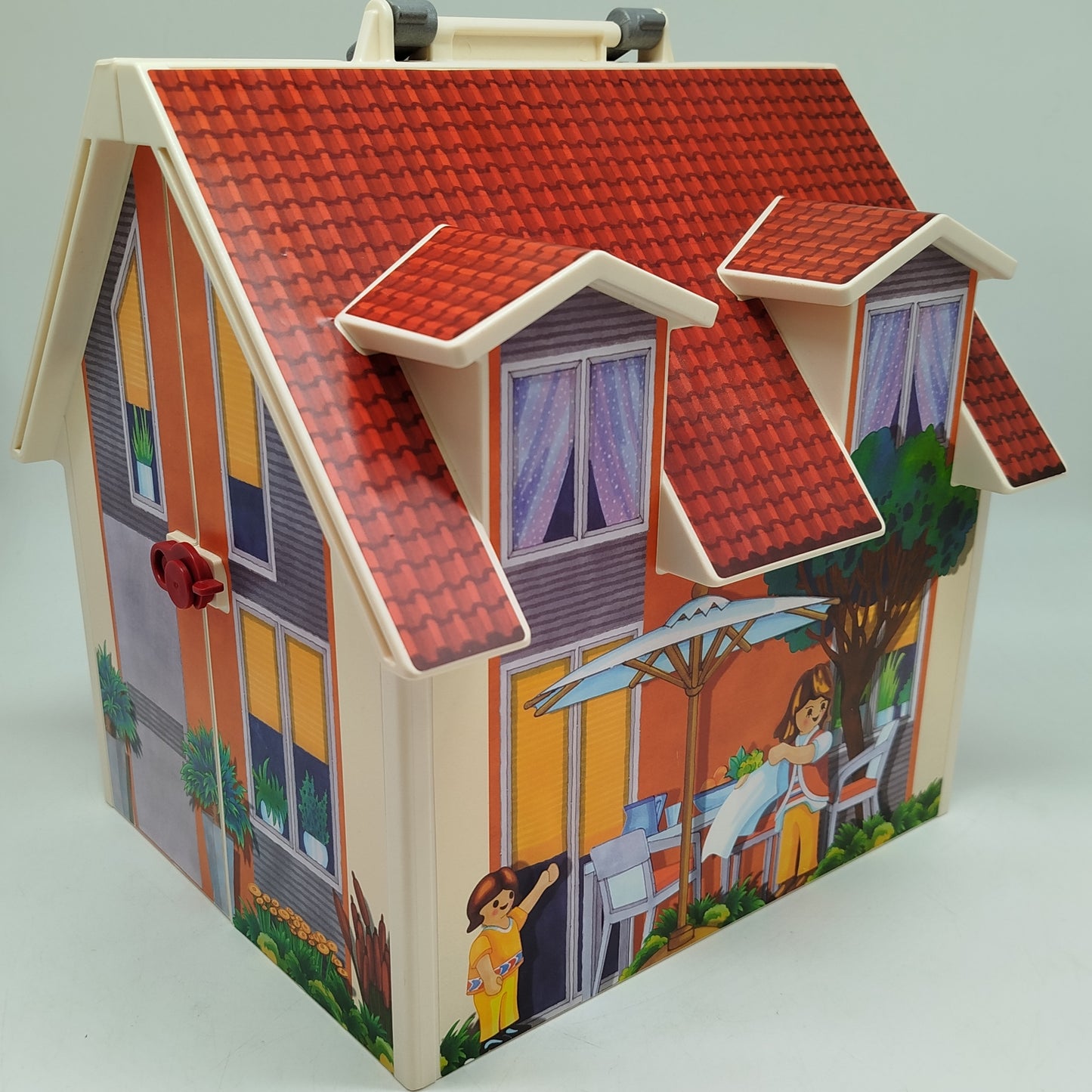 Puppenhaus Spielset – faltbares Haus mit Figuren & Möbeln, gutes Set