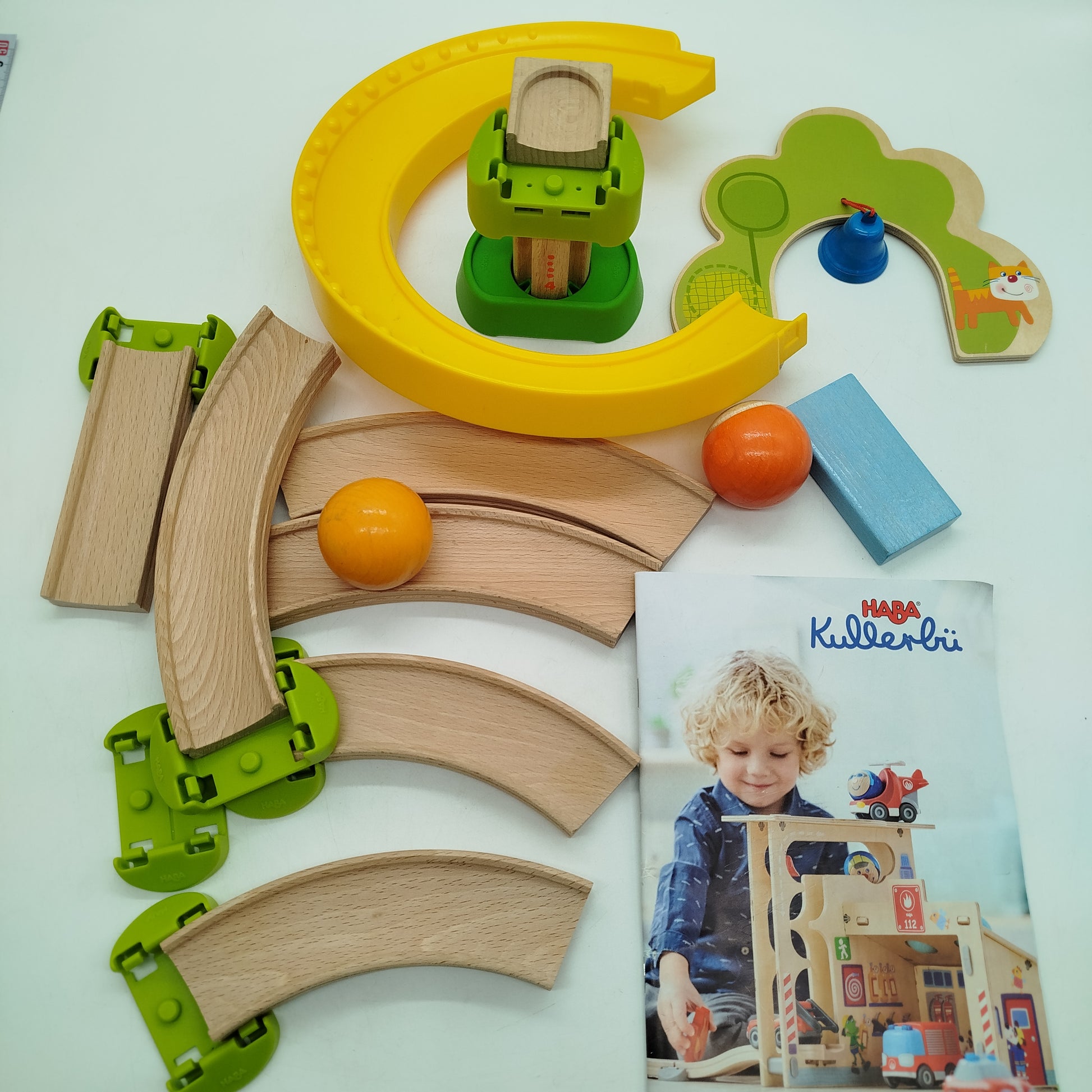 HABA Kullerbü Spiralkugelbahn 300439 Kugelbahn, gebraucht, ab 2 Jahre 