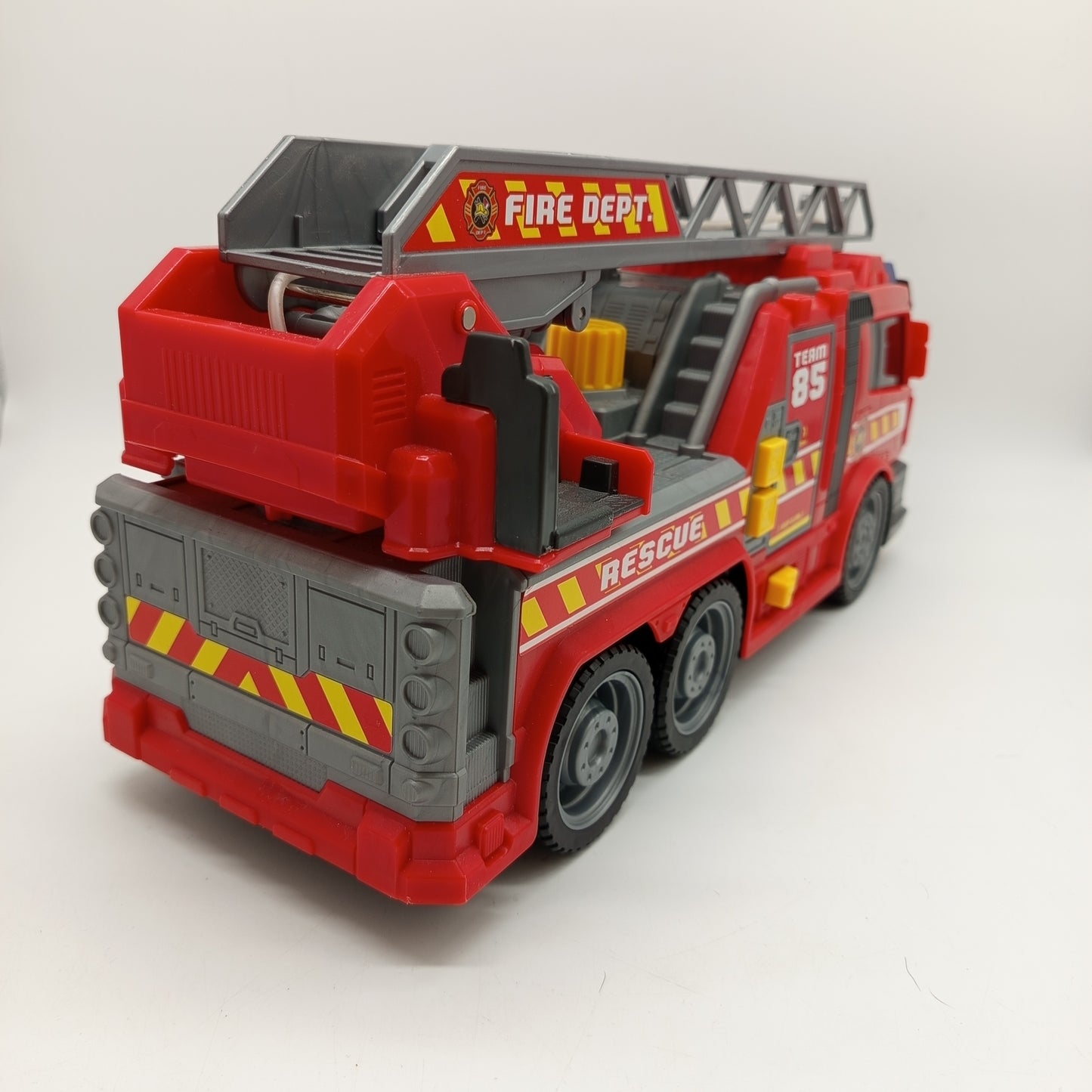 Dickie Toys Feuerwehrfahrzeug mit Leiter – Löschwagen, gebraucht