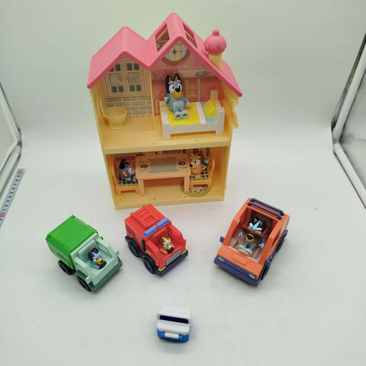 Bluey Bundle Familienhaus Figuren & Autos