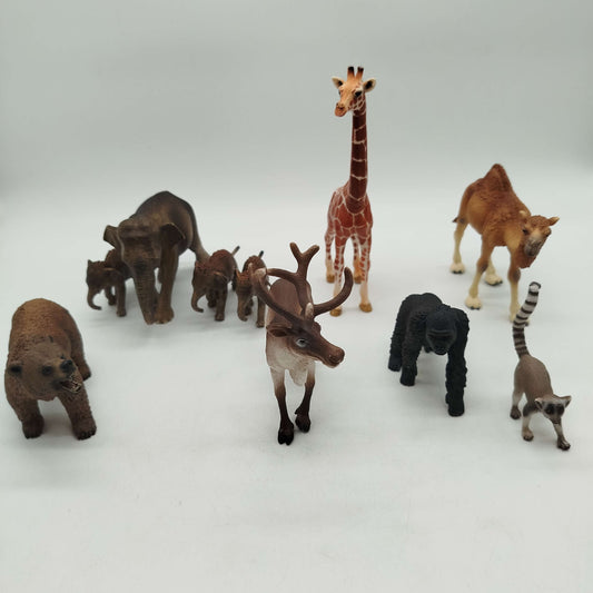 Schleich Bundle Tiere Set von 10 Tierfiguren, ab 3 4 5 Jahre | ✅ geprüft 