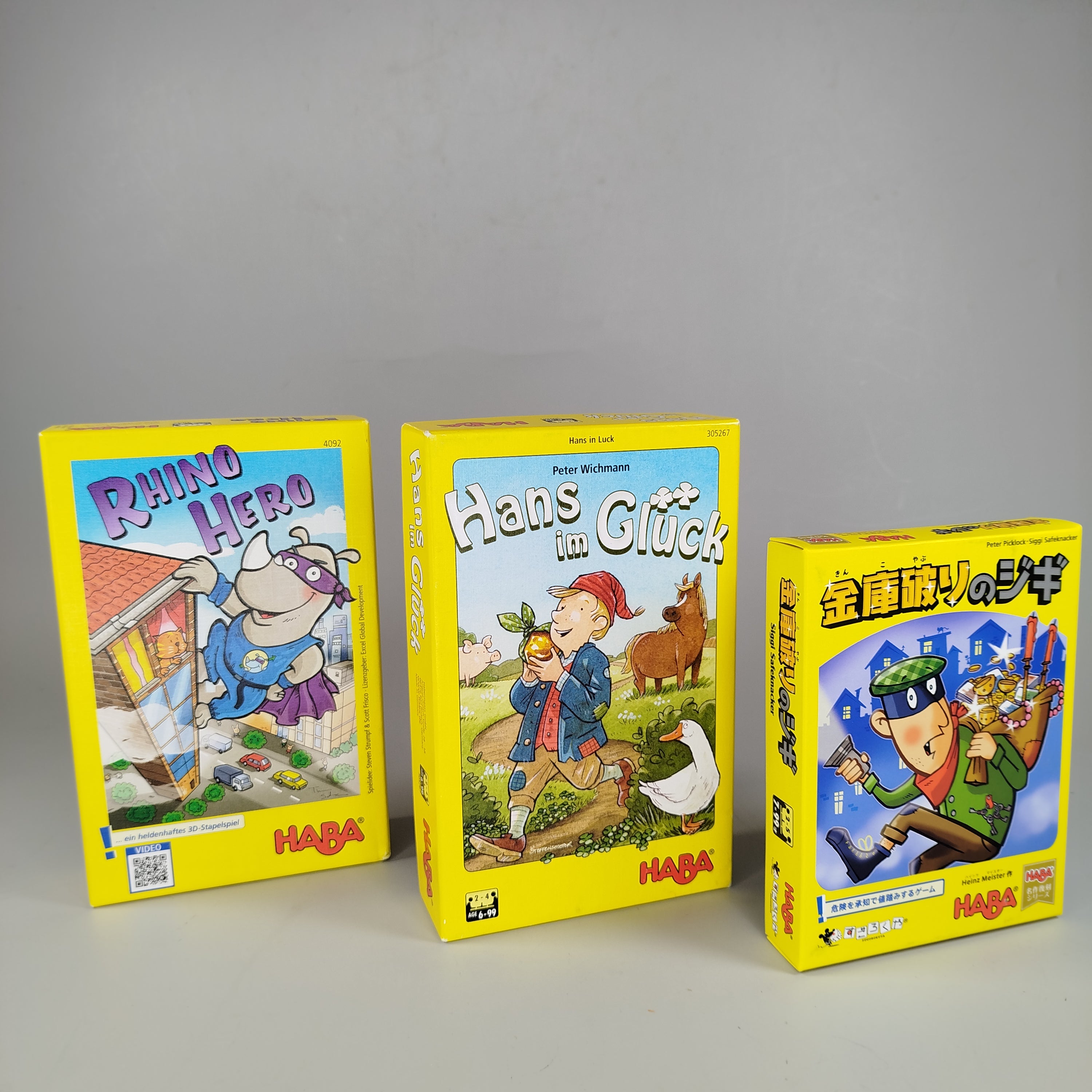 Haba Bundle – Rhino Hero, Hans im Glück und Japanische Edition
