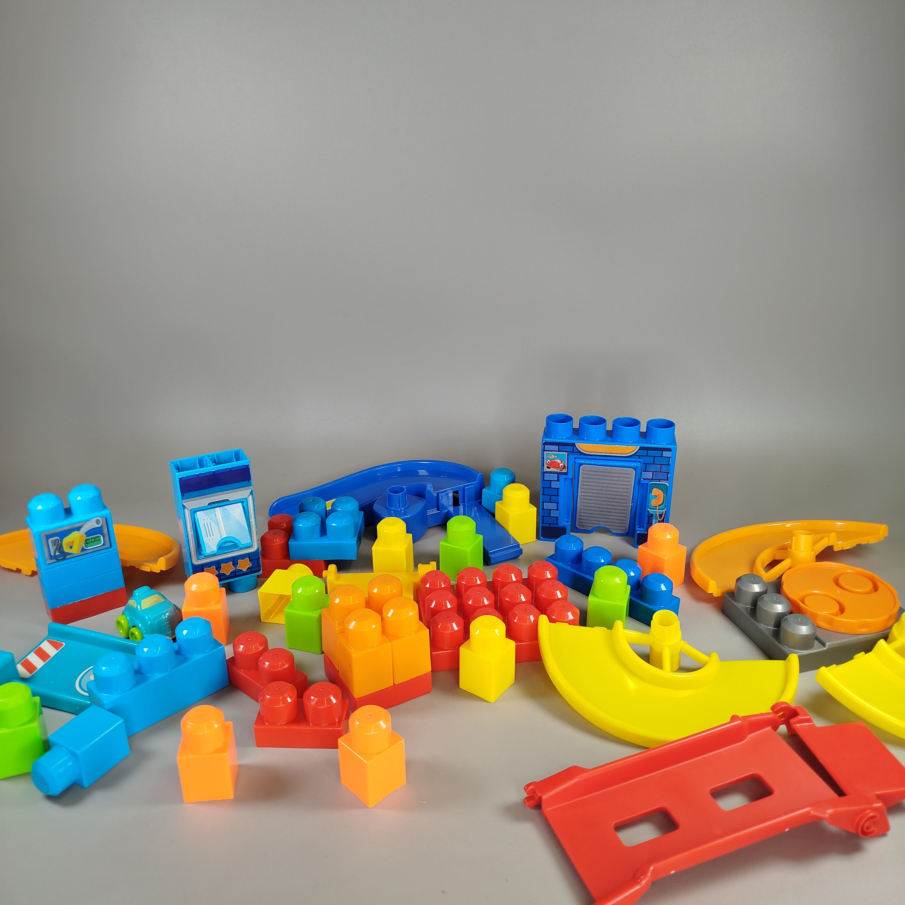 Mega Bloks First Builders Spinning Garage Set, gut erhalten