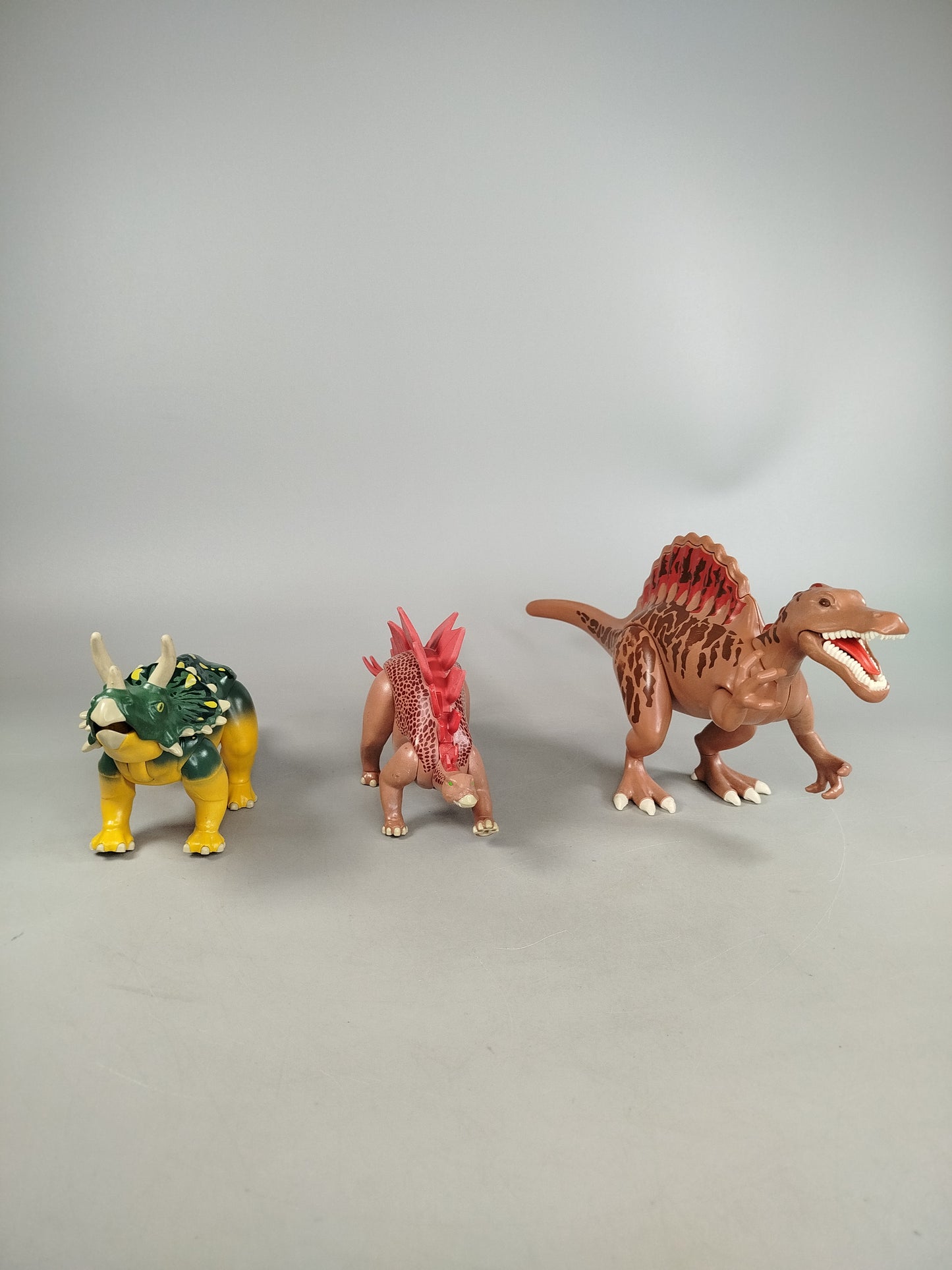 Playmobil Dinosaurier Figuren-Set von 3 – Triceratops, Stegosaurus & Spinosaurus
