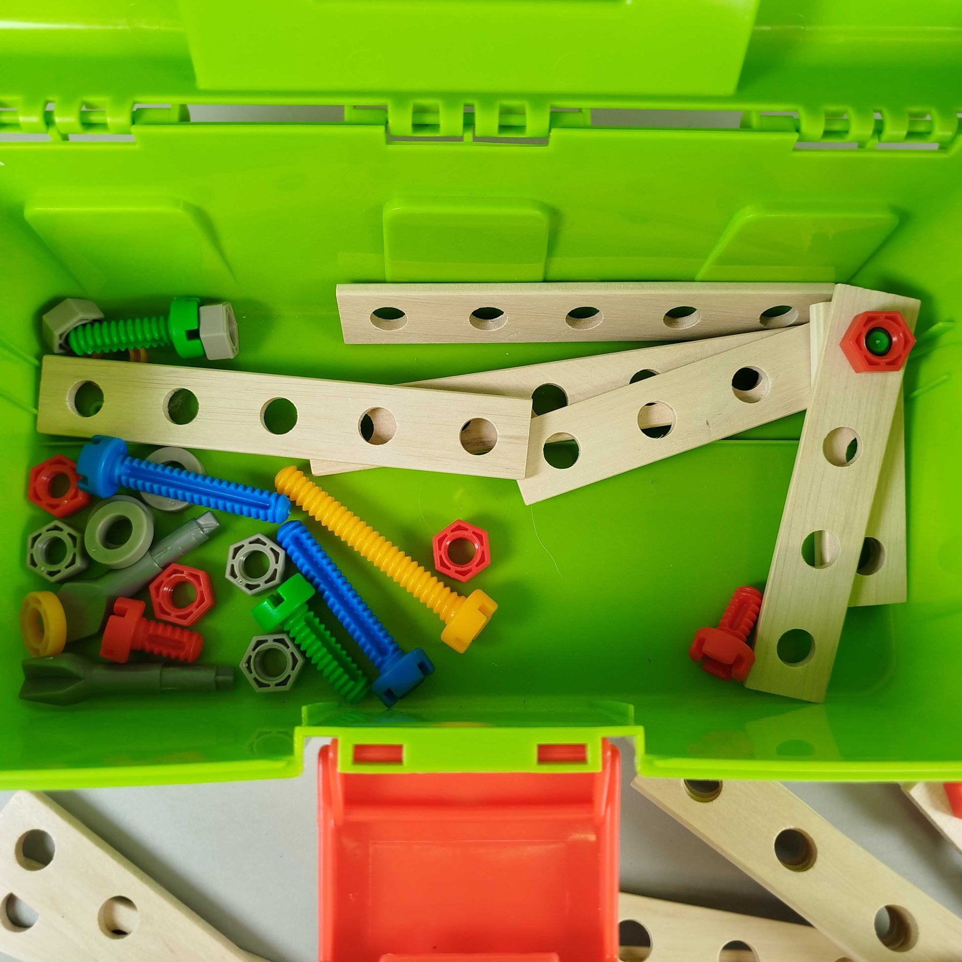 Werkzeugkasten-Bausatz – Spielset, wie neu