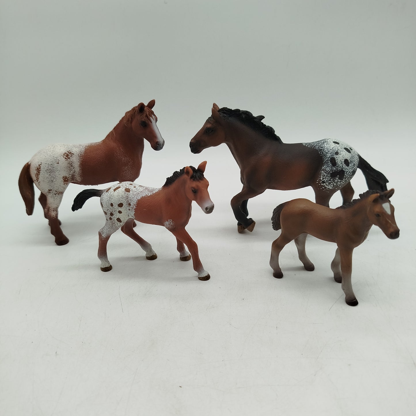 Schleich Bundle Pferde 4x 🐴🌟 Figuren, gebraucht, ab 3 4 5 Jahre | ✅ geprüft 