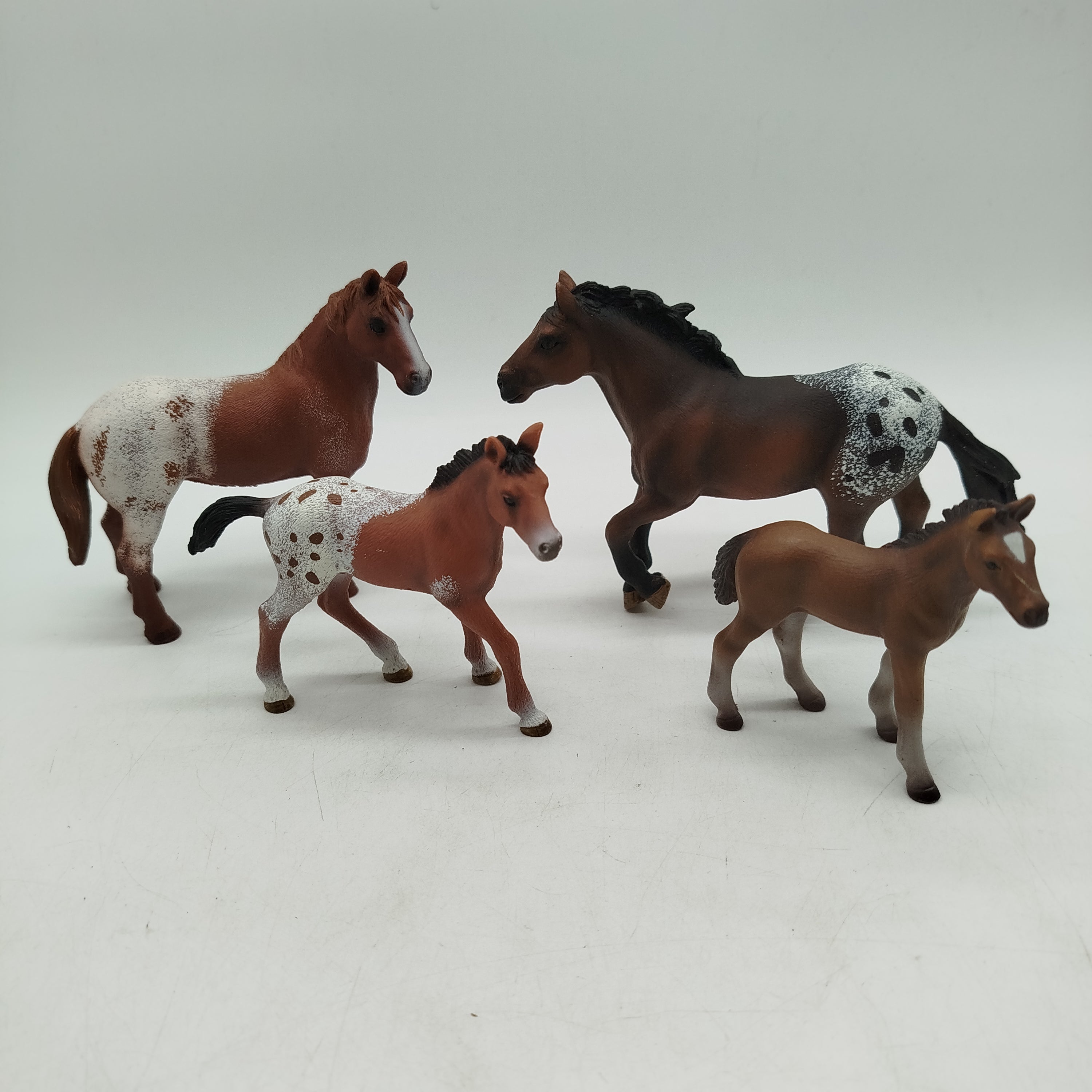 Schleich Bundle Pferde 4x 🐴🌟 Figuren, gebraucht, ab 3 4 5 Jahre | ✅ geprüft 