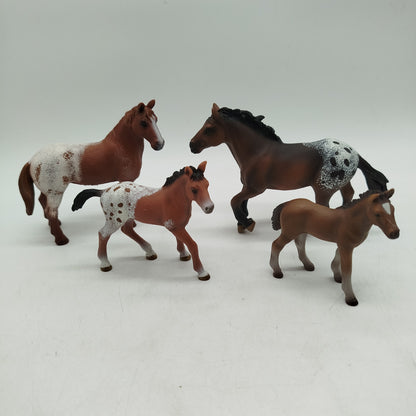 Schleich Bundle Pferde 4x 🐴🌟 Figuren, gebraucht, ab 3 4 5 Jahre | ✅ geprüft 