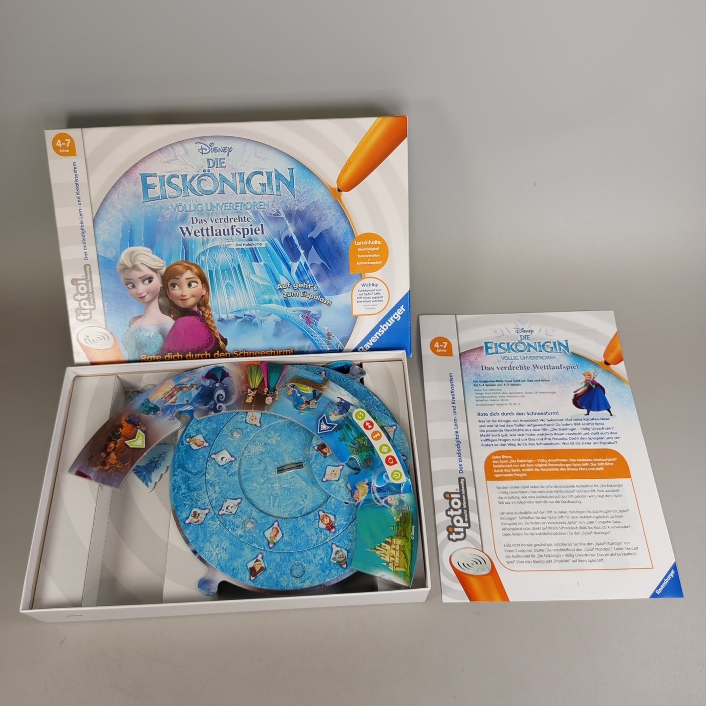 Ravensburger Tiptoi Brettspiel – Disney Die Eiskönigin Das verdrehte Wettlaufspiel