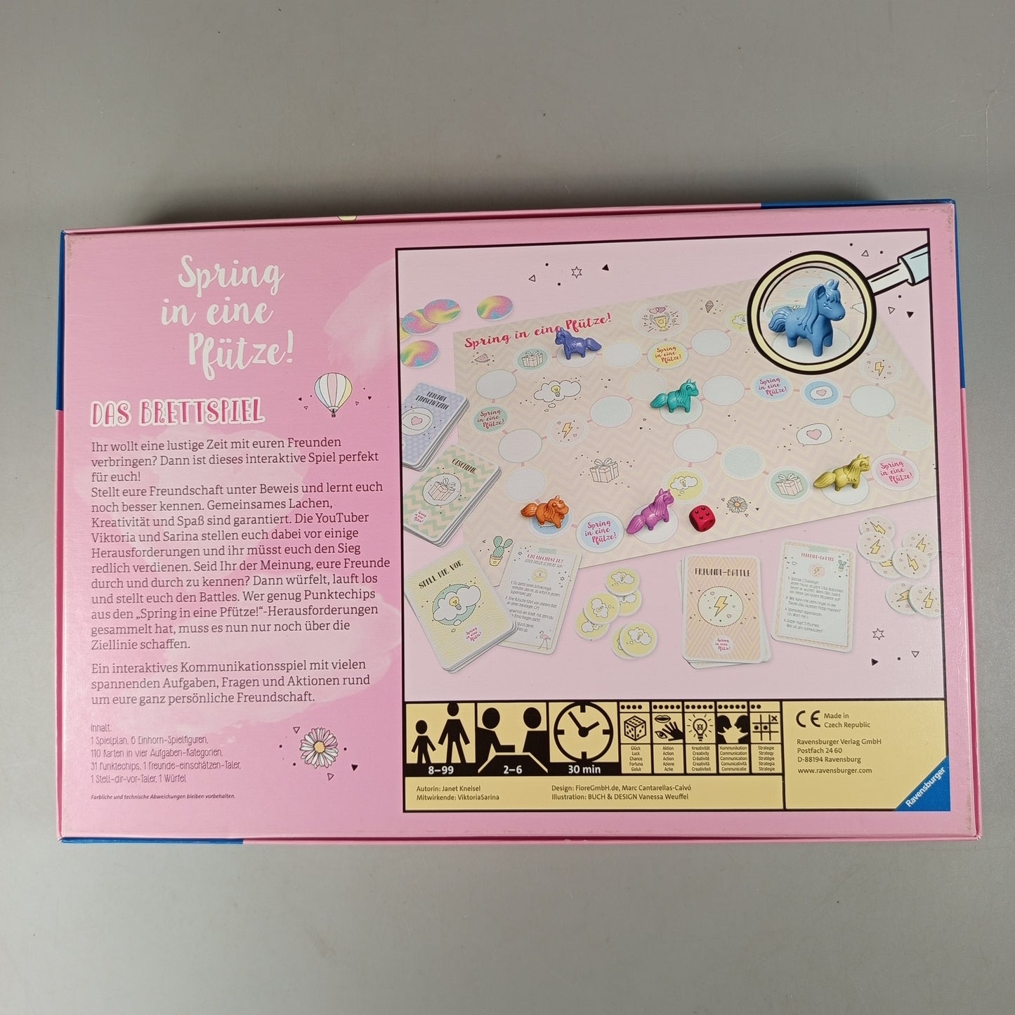 Ravensburger Spring Pfütze! Brettspiel, gebraucht, ab 6 7 8 Jahre | ✅ geprüft 