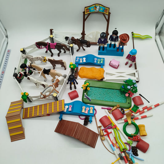Playmobil Bundle Reitturnier Pferde,gebraucht,ab 6 7 8 Jahre | ✅ geprüft 