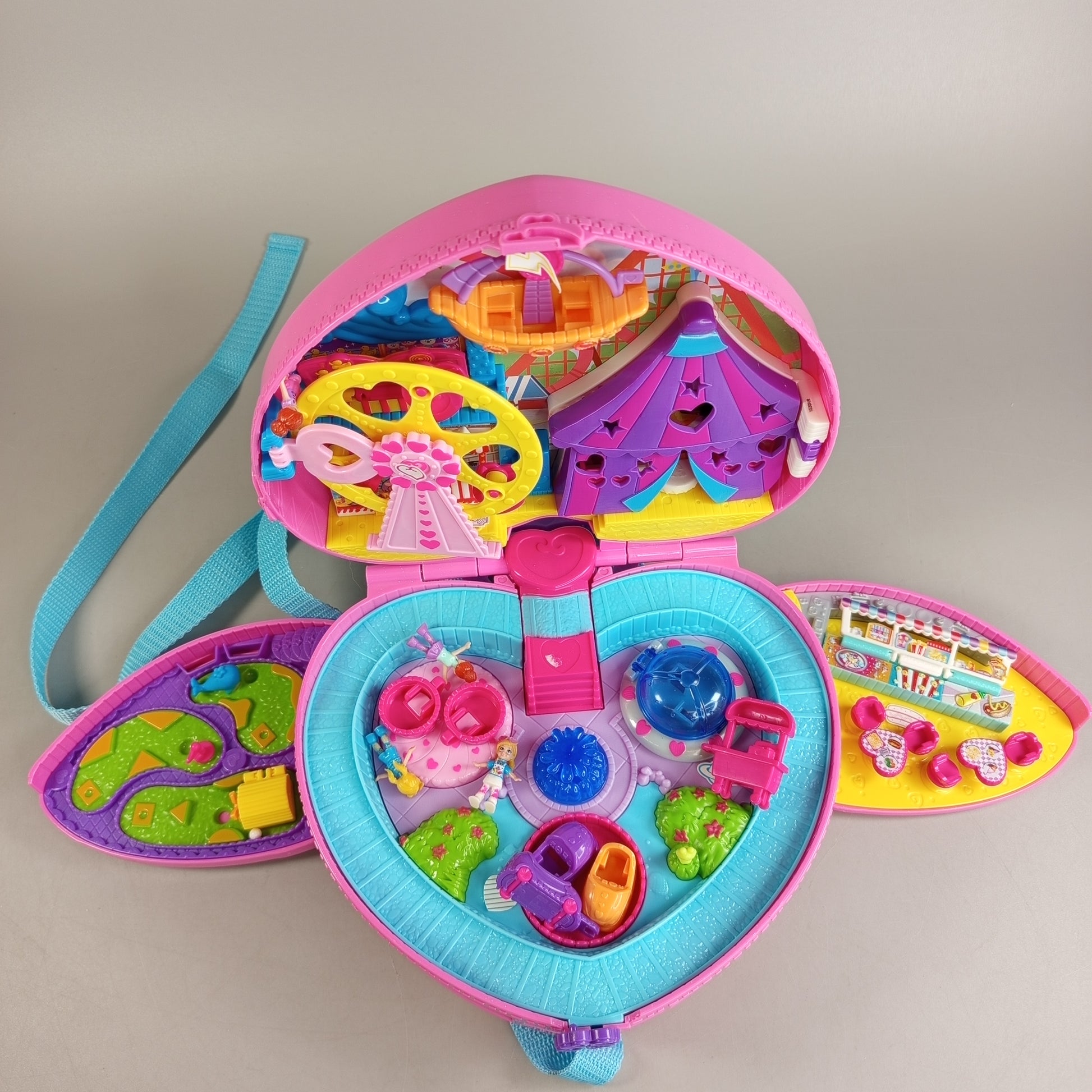 Polly Pocket Spielset – Freizeitpark & Tropenwelt Set