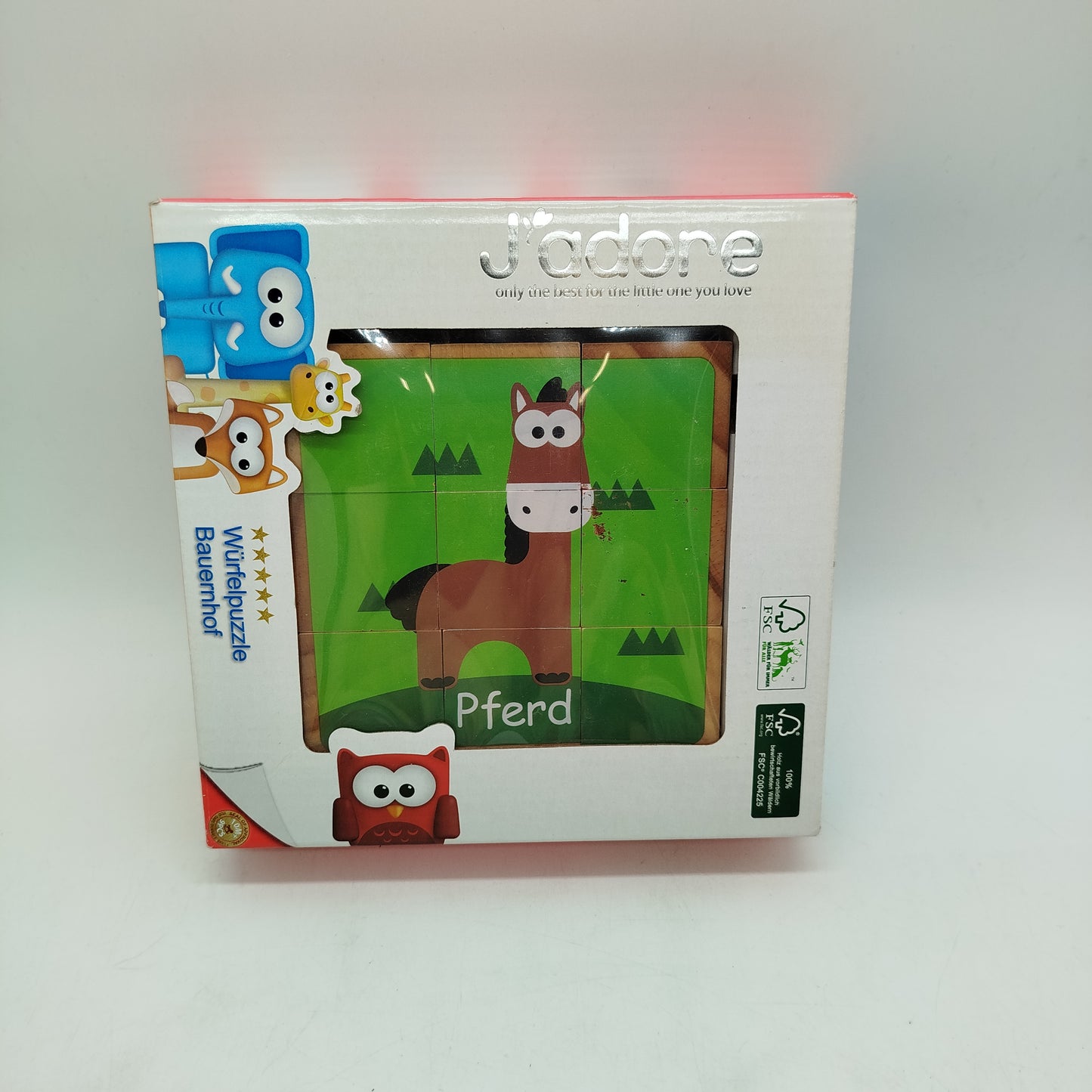 J'adore Bundle Bauernhof Würfelpuzzle, gebraucht, ab 3 4 5 Jahre | ✅ geprüft 