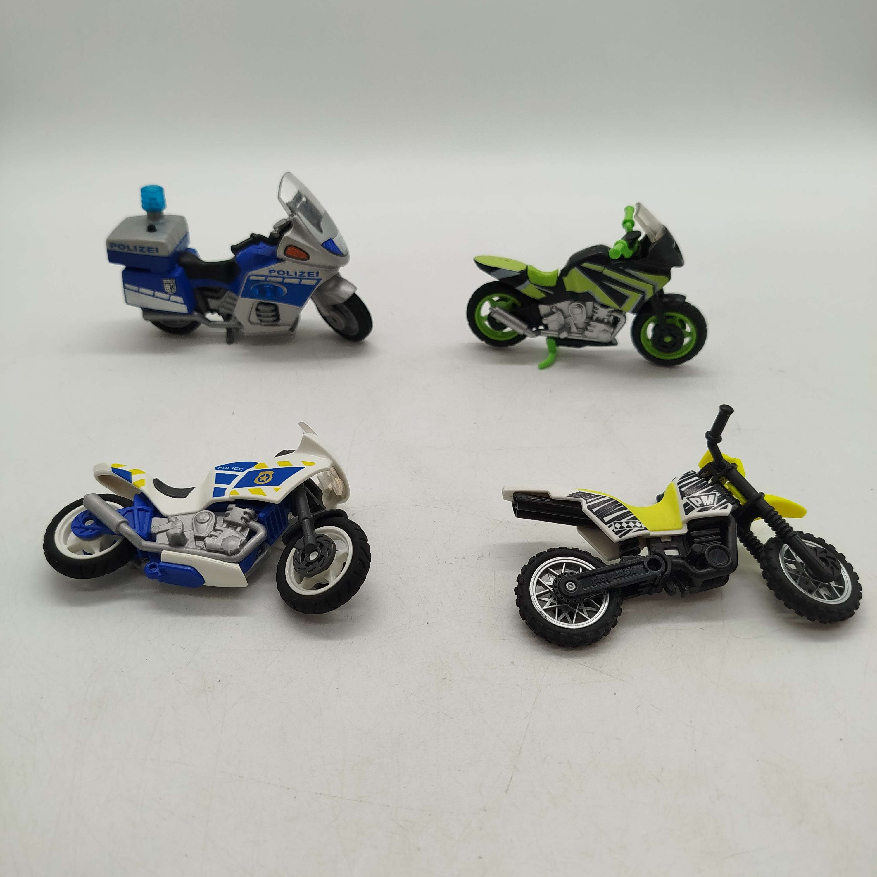 Playmobil Bundle Polizei 4x Motorräder, ab 3 4 5 Jahre | ✅ geprüft 