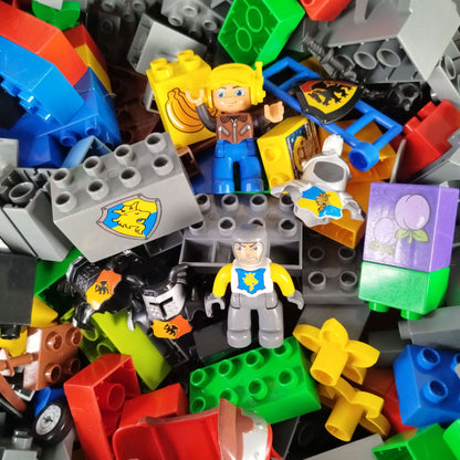 Konvolut LEGO DUPLO ca. 6,4 kg Steine & Figuren, ab 3–5 Jahre, Ritter