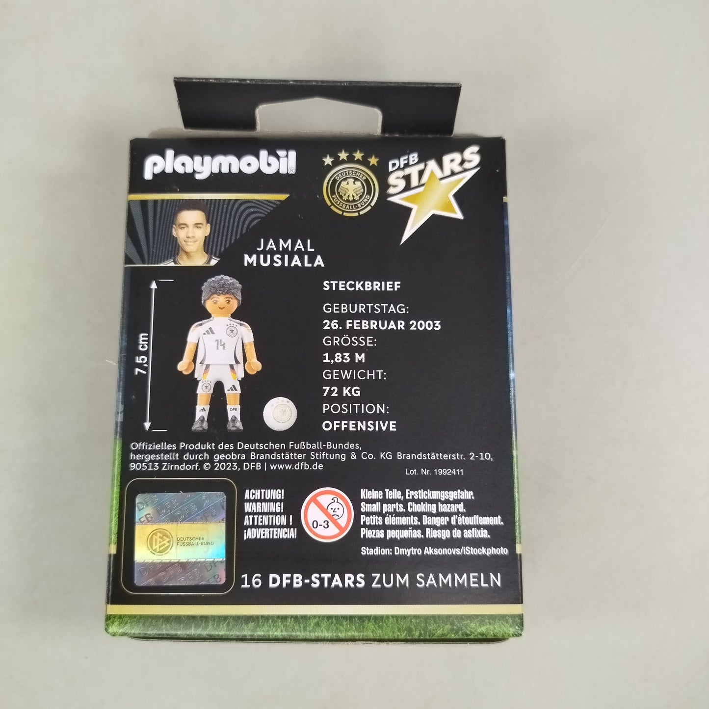 Playmobil Fußballfigur DFB Star Jamal Musiala 71671, neu, ab 6 Jahre 