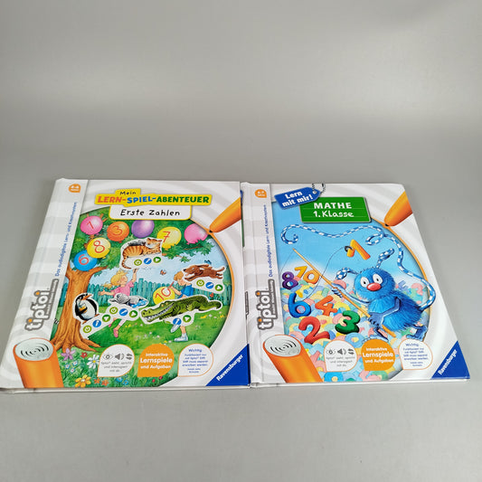 Ravensburger Tiptoi Bücher Set von 2 – Erste Zahlen & Mathe 1. Klasse