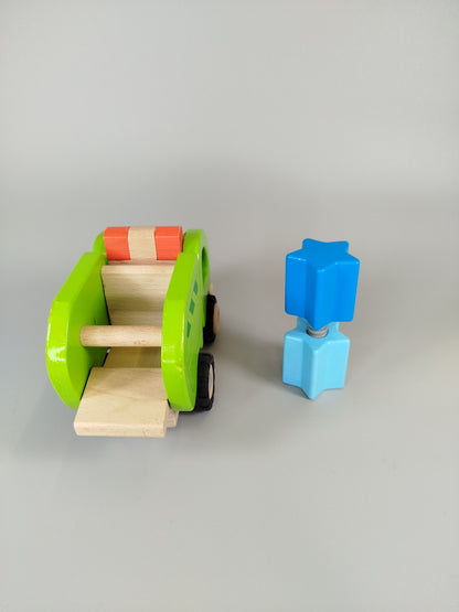  Holzspielzeug Set Fahrzeuge & Musikinstrumente