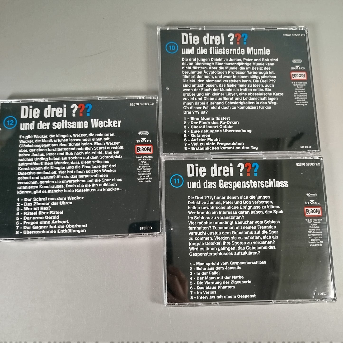 Europa Die drei ??? – Hörspielbox Folge 10–12