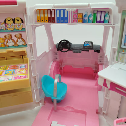 Mattel Barbie Krankenwagen und Klinik – ohne OVP und Zubehör
