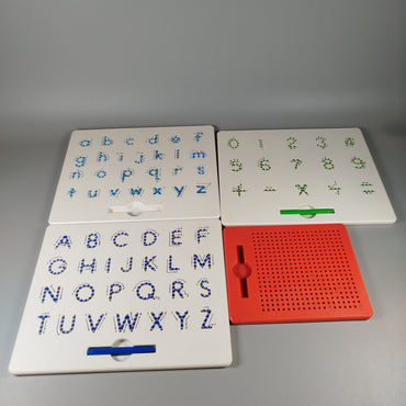 Magnetische Lernspielzeug Set von 4 – Buchstaben, Zahlen, Zeichnen