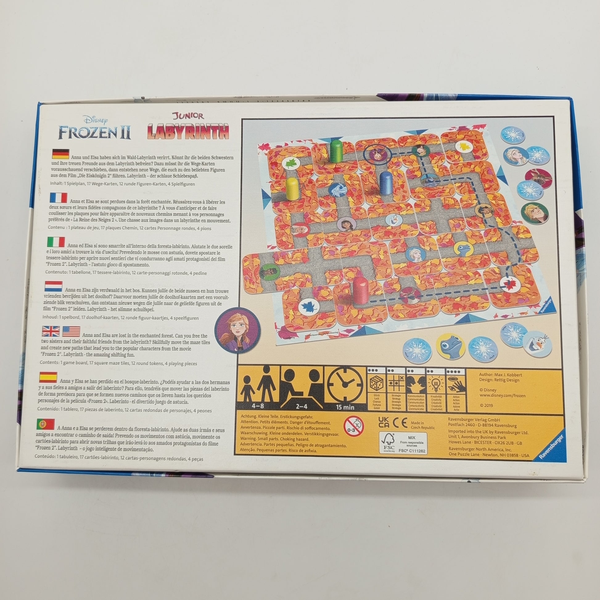 Ravensburger Brettspiel – Disney Frozen II Junior Labyrinth, OVP
