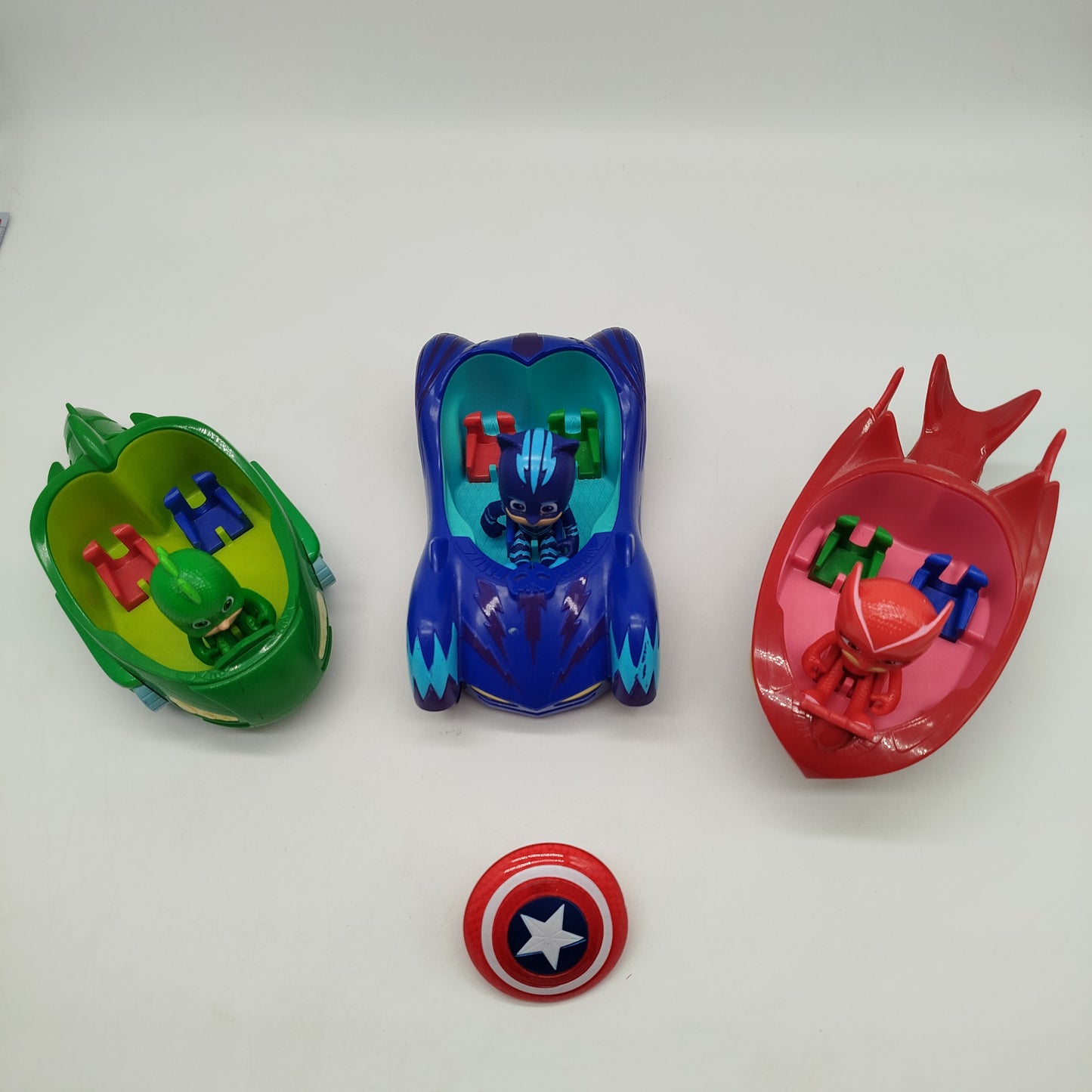 PJ Masks Figurenfahrzeuge Set von 3 – Catboy, Gekko & Owlette