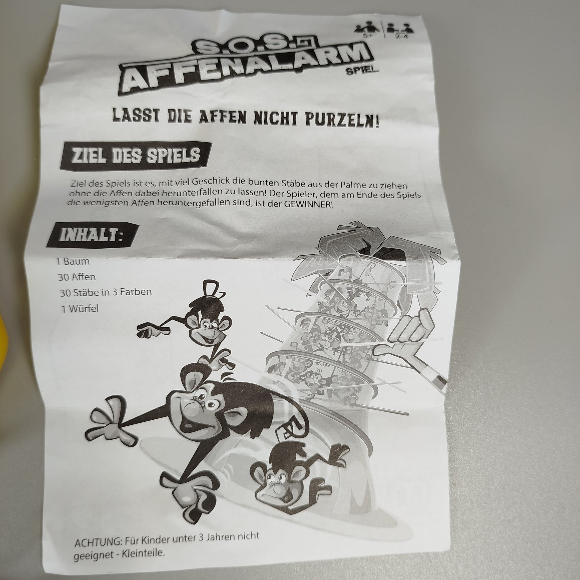 Mattel Games Gesellschaftsspiel - S.O.S Affenalarm
