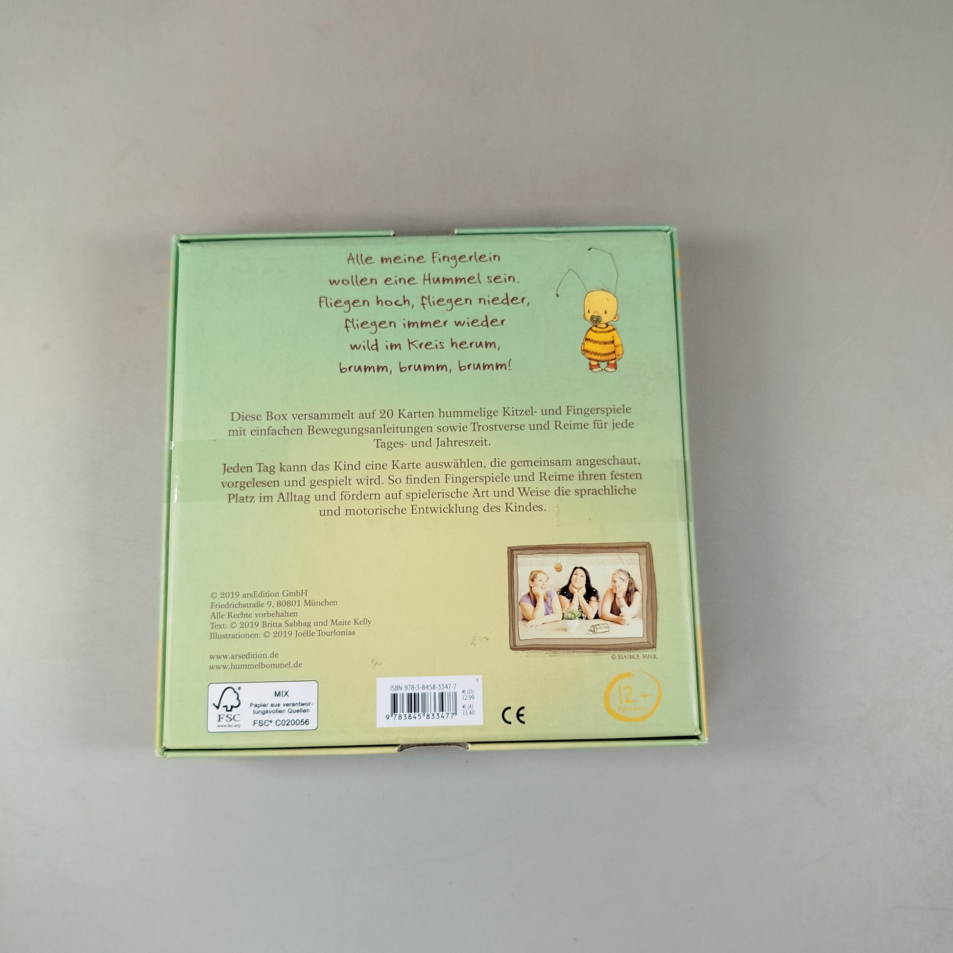 arsEdition Die Baby Hummel Bommel Kartenspiel, gebraucht, ab 1 2 3 Jahre 
