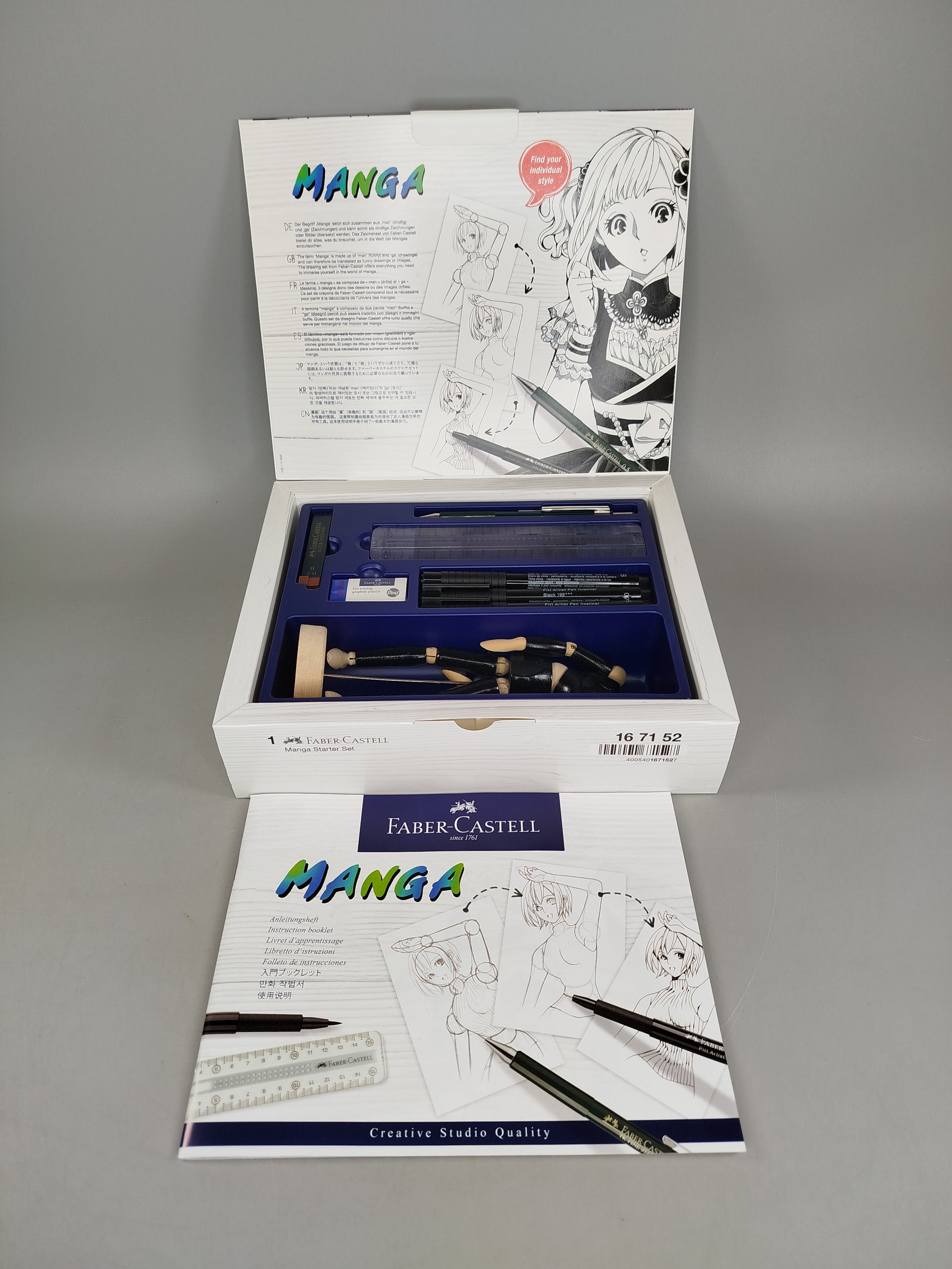 Faber-Castell Manga Starter Set – Kreatives Zeichen-Set, OVP