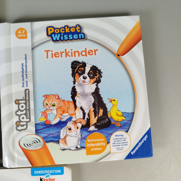 Ravensburger TipToi Lernbuch-Set aus 3, interaktiv, ohne OVP, wie neu