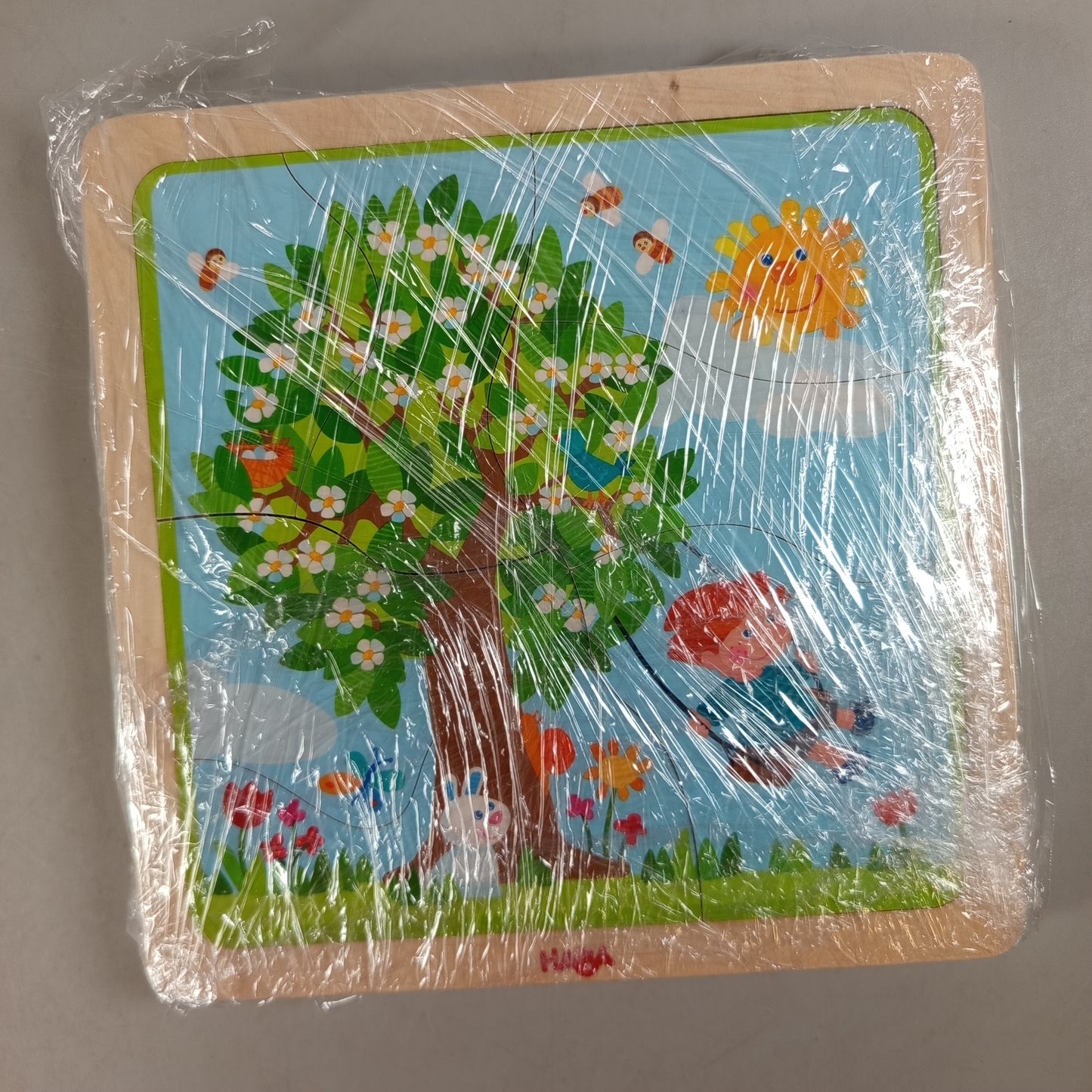 Habermaass Bundle Holzpuzzles & Regenbogenstapler
